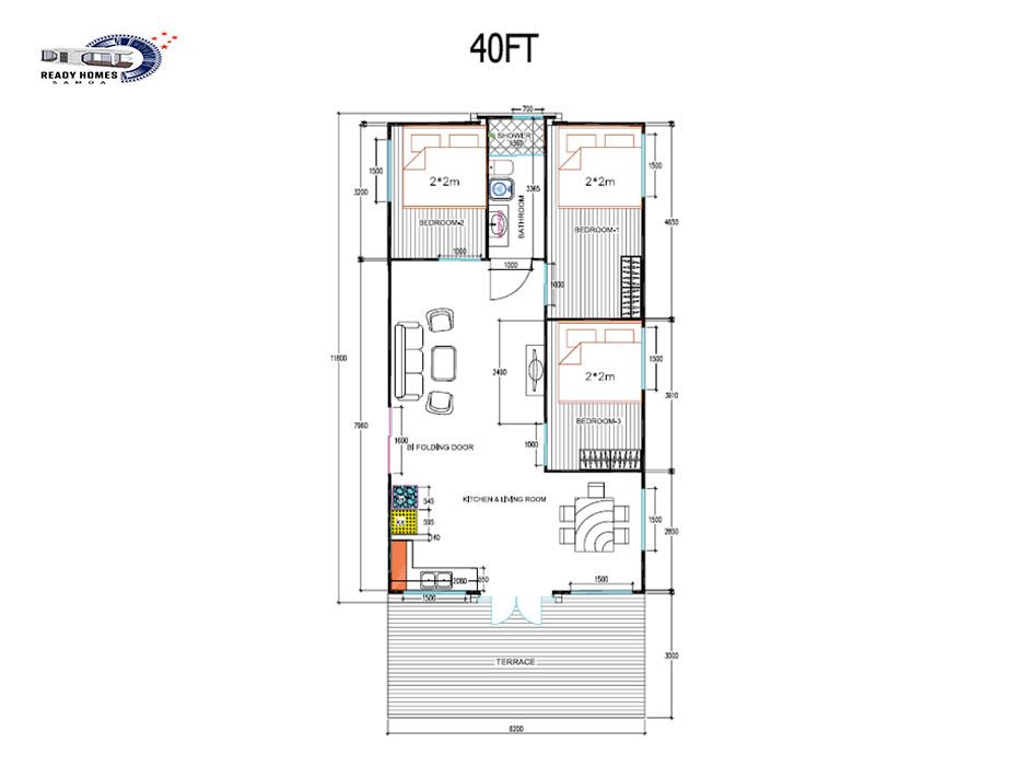 Muliaga 40 Ft Ready Home